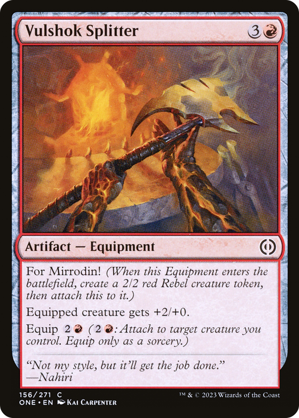 Vulshok Splitter (one)