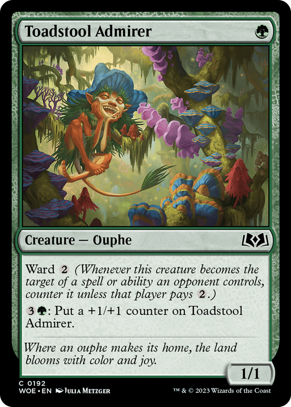 Toadstool Admirer (woe)