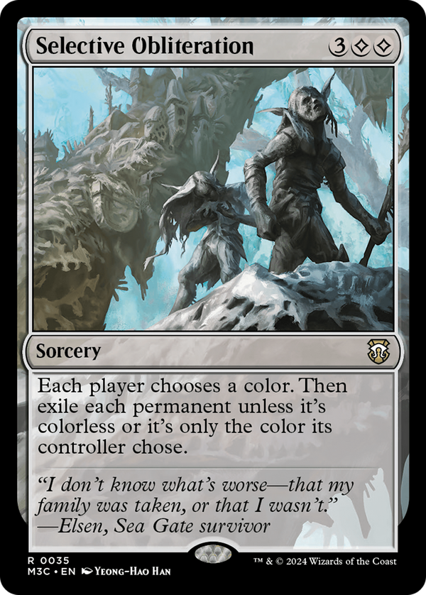 Selective Obliteration (m3c)