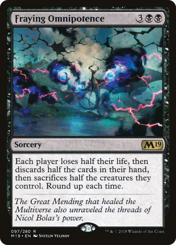 Fraying Omnipotence (m19)