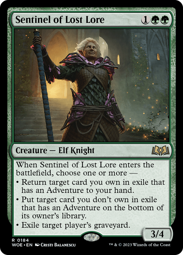 Sentinel of Lost Lore (woe)