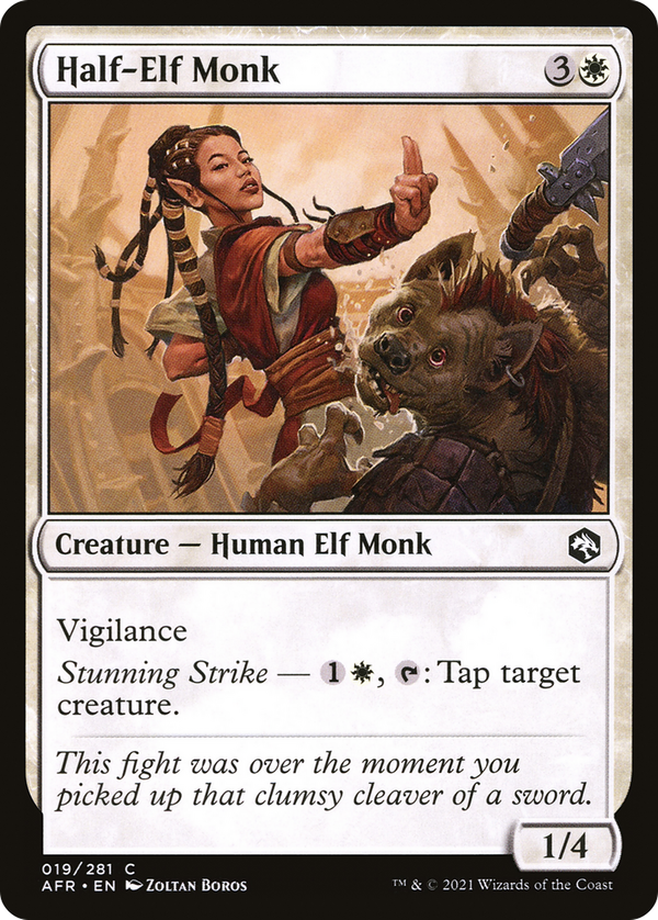 Half-Elf Monk (afr)