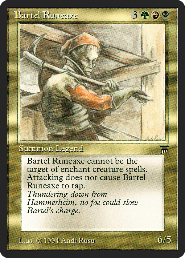 Bartel Runeaxe (leg)