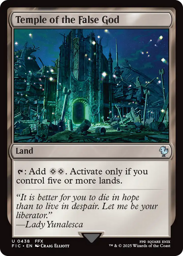 Temple of the False God (fic)