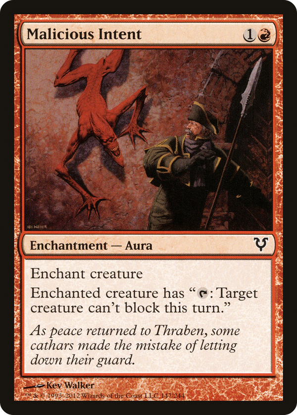 Malicious Intent (avr)
