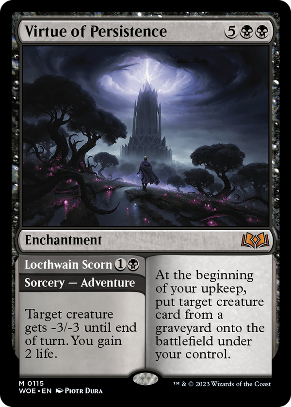 Virtue of Persistence // Locthwain Scorn (woe)