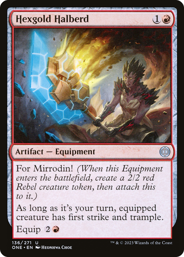 Hexgold Halberd (one)