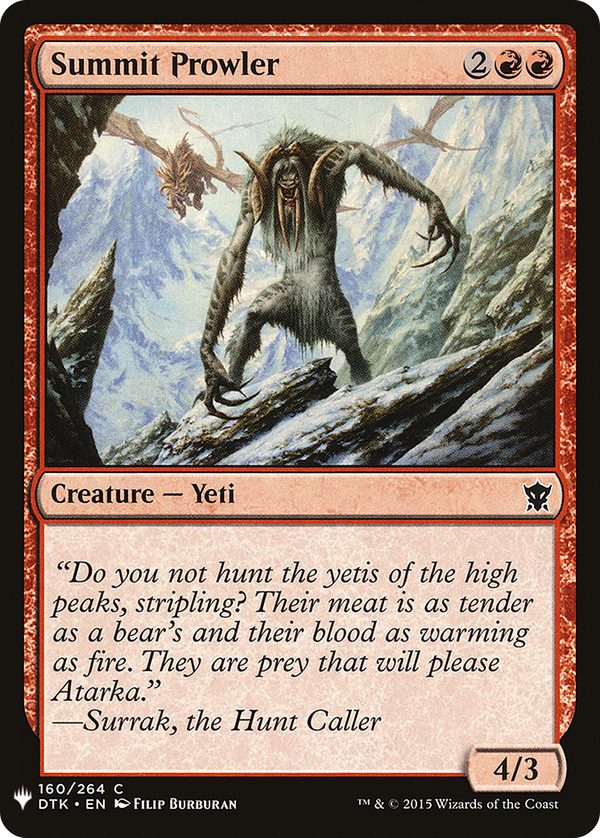 Summit Prowler (plst)