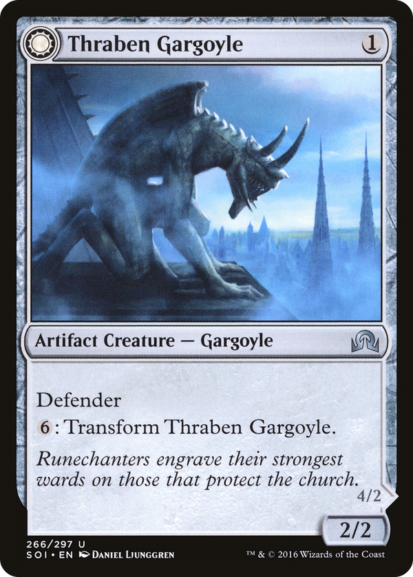 Thraben Gargoyle // Stonewing Antagonizer (soi)