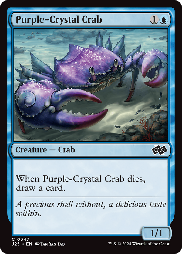 Purple-Crystal Crab (j25)