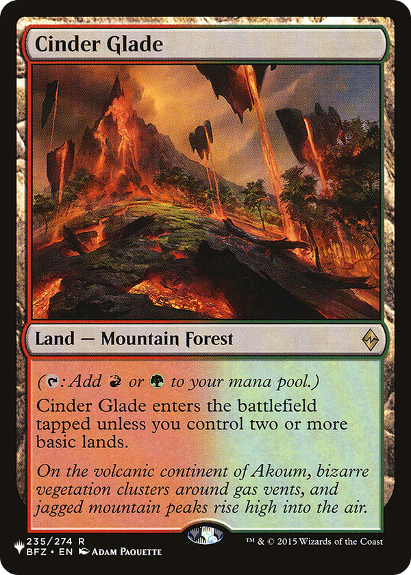 Cinder Glade (plst)