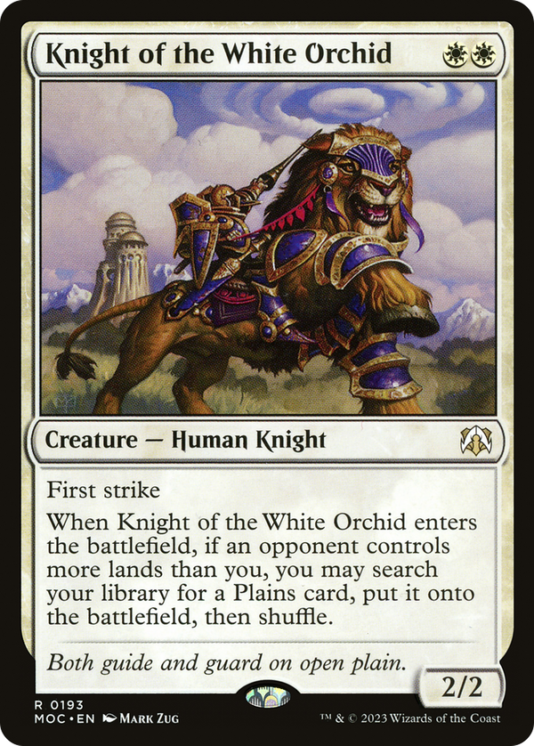 Knight of the White Orchid (moc)