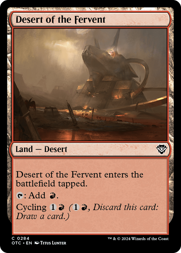 Desert of the Fervent (otc)