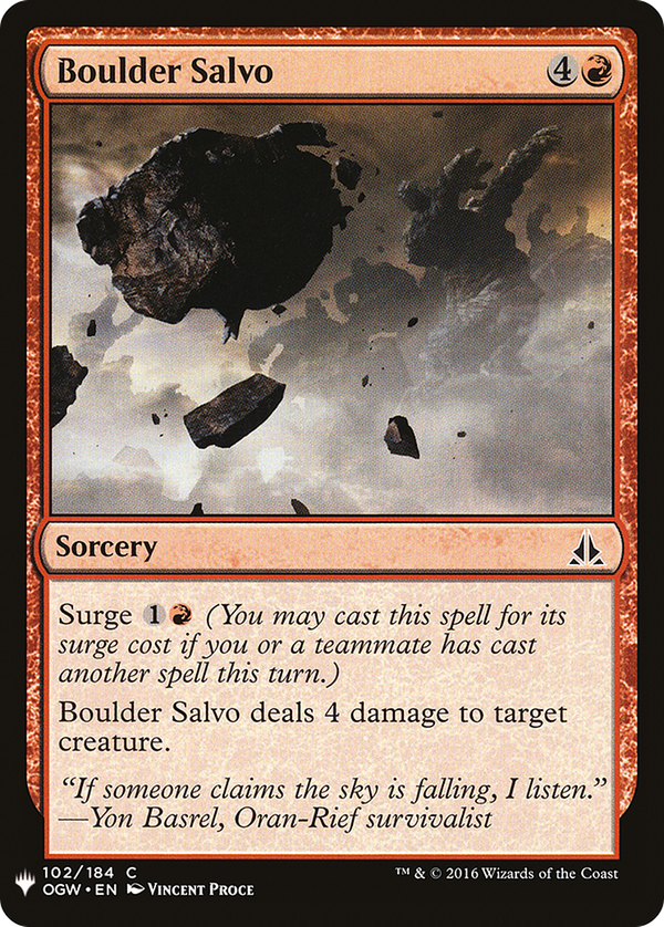 Boulder Salvo (plst)