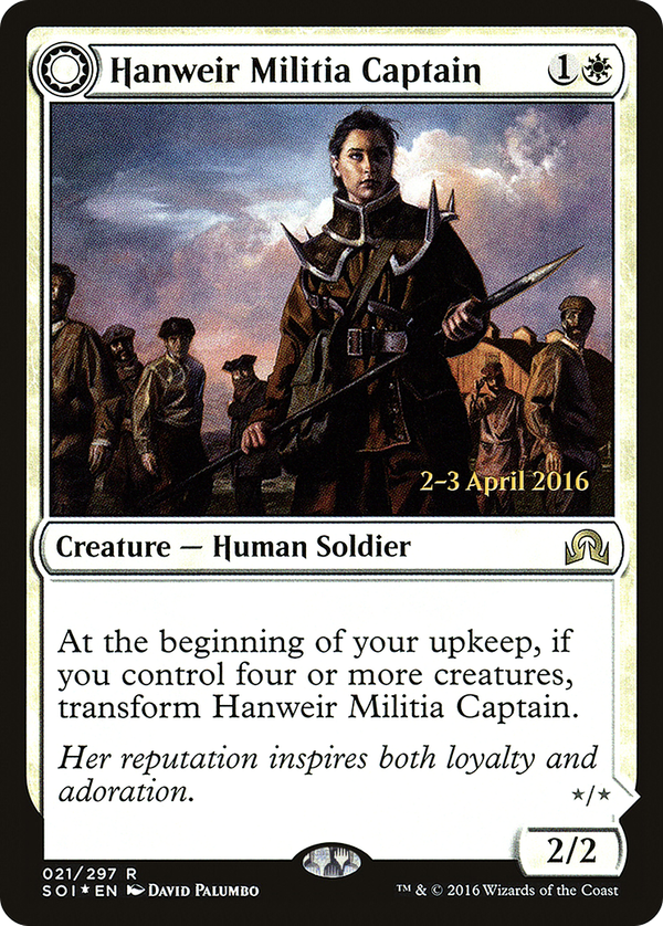 Hanweir Militia Captain // Westvale Cult Leader (psoi)