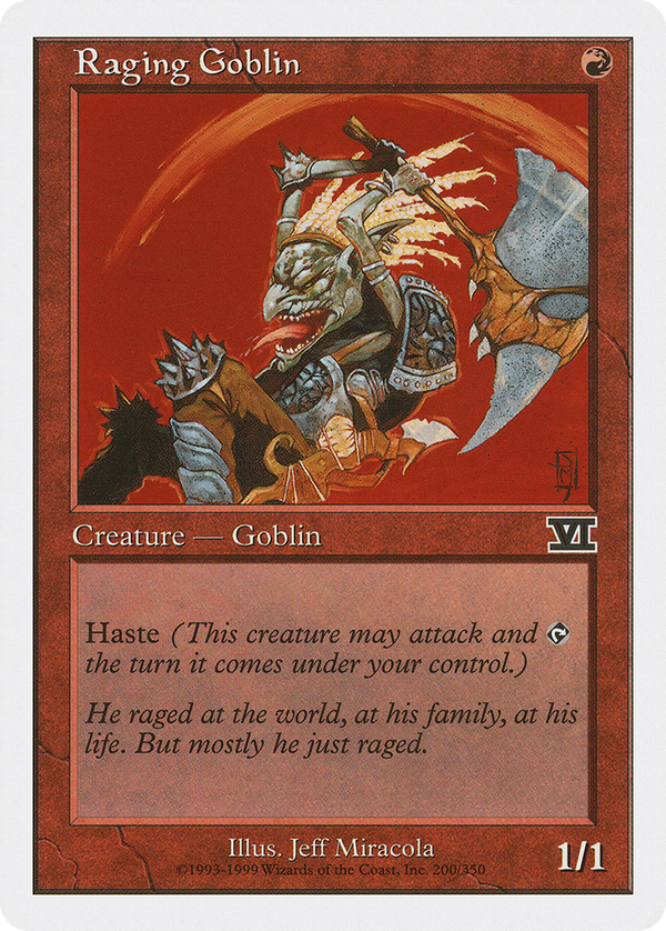 Raging Goblin (6ed)