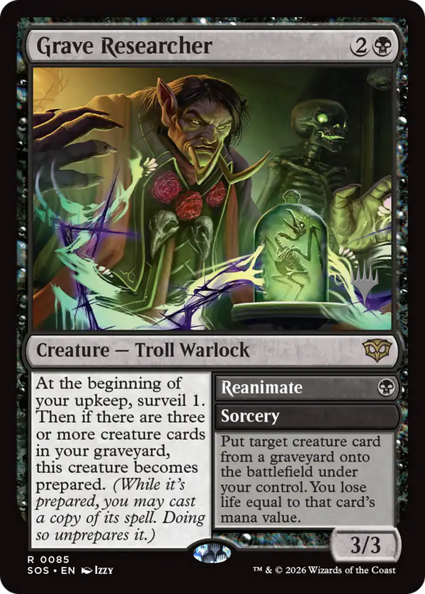 Grave Researcher // Reanimate (psos)