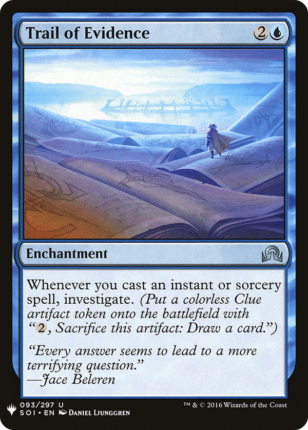 Trail of Evidence (plst)