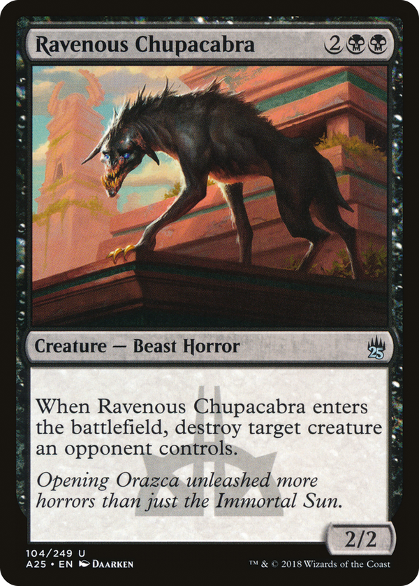 Ravenous Chupacabra (a25)