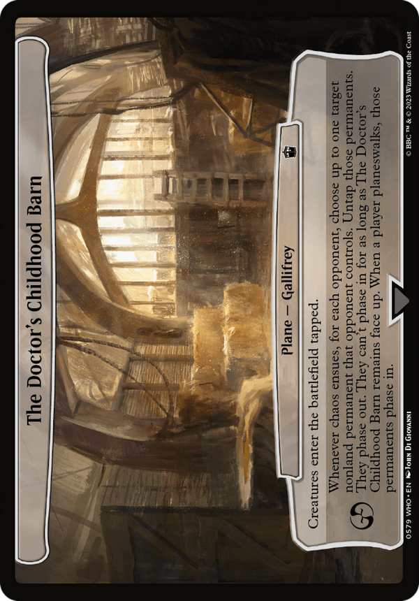 The Doctor's Childhood Barn (who)