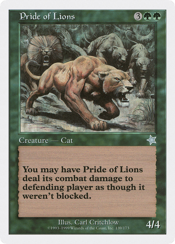 Pride of Lions (s99)