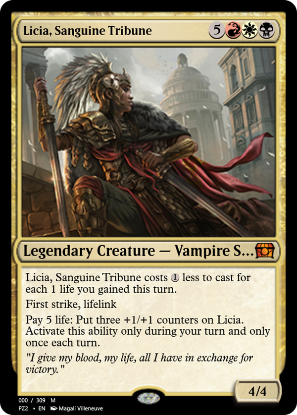 Licia, Sanguine Tribune (pz2)