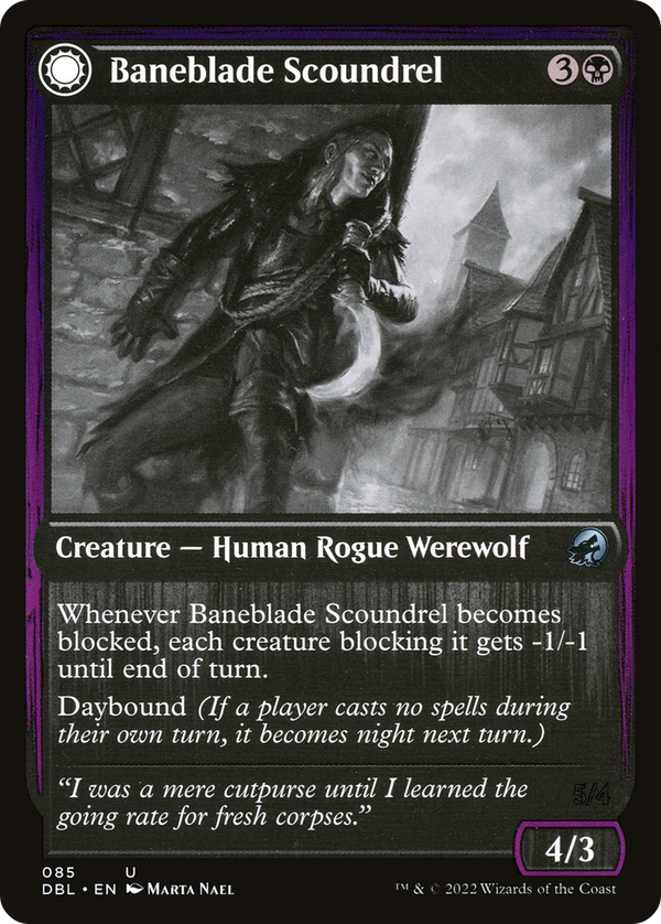 Baneblade Scoundrel // Baneclaw Marauder (dbl)