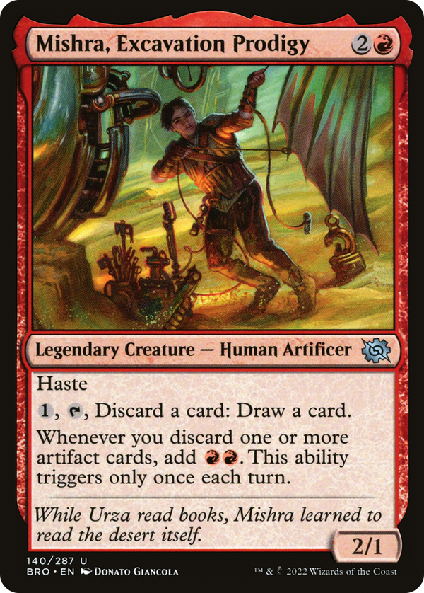 Mishra, Excavation Prodigy (bro)