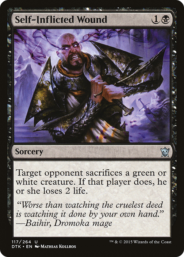 Self-Inflicted Wound (dtk)