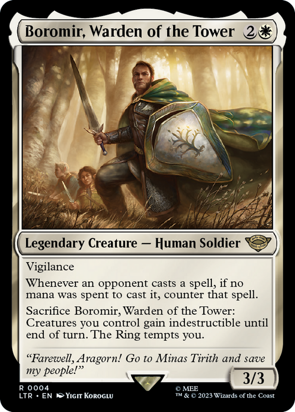 Boromir, Warden of the Tower (ltr)