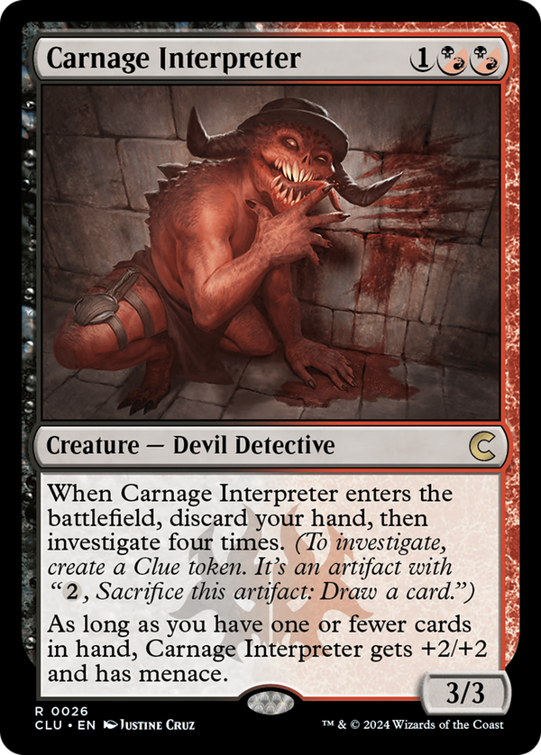 Carnage Interpreter (clu)