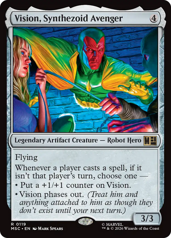 Vision, Synthezoid Avenger (msc)