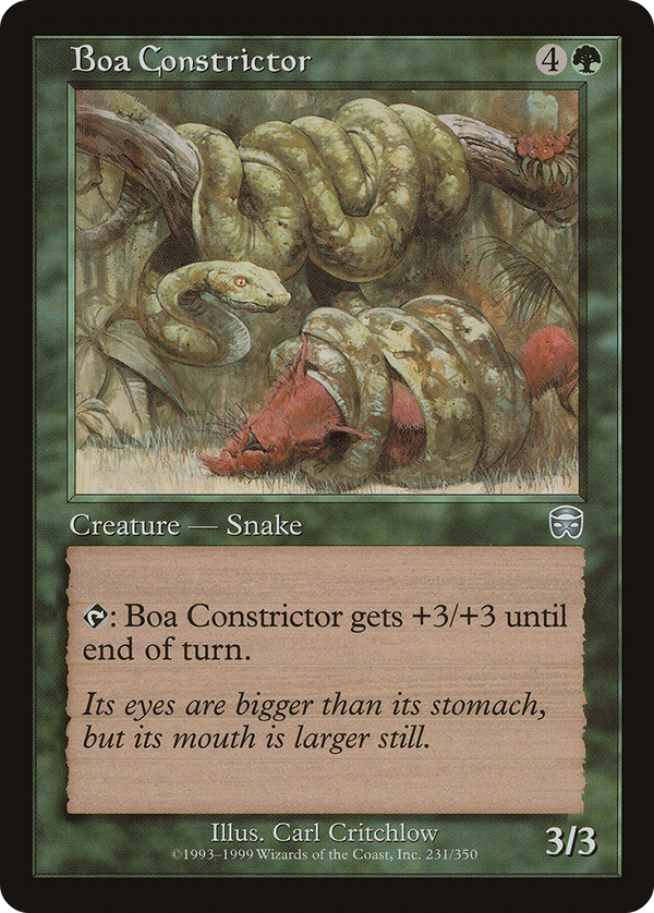 Boa Constrictor (mmq)