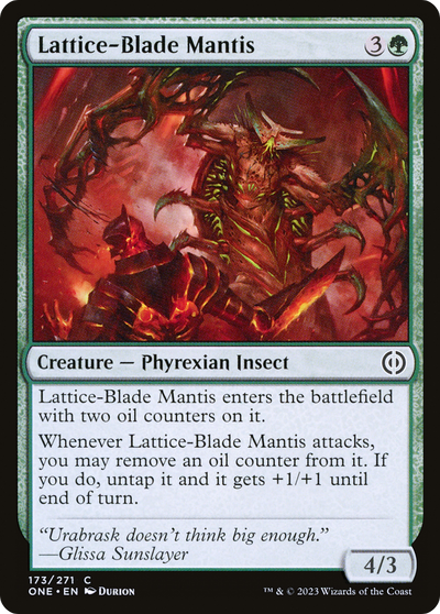 Lattice-Blade Mantis