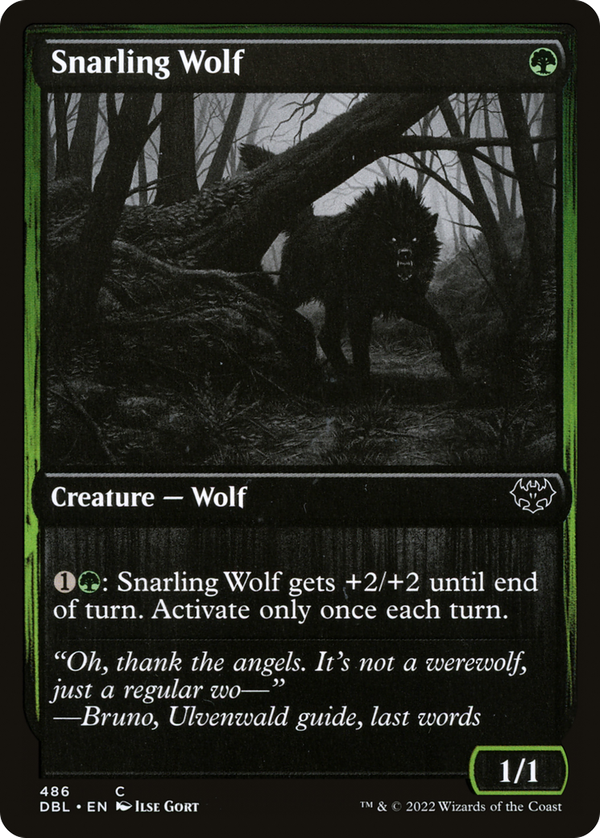Snarling Wolf (dbl)