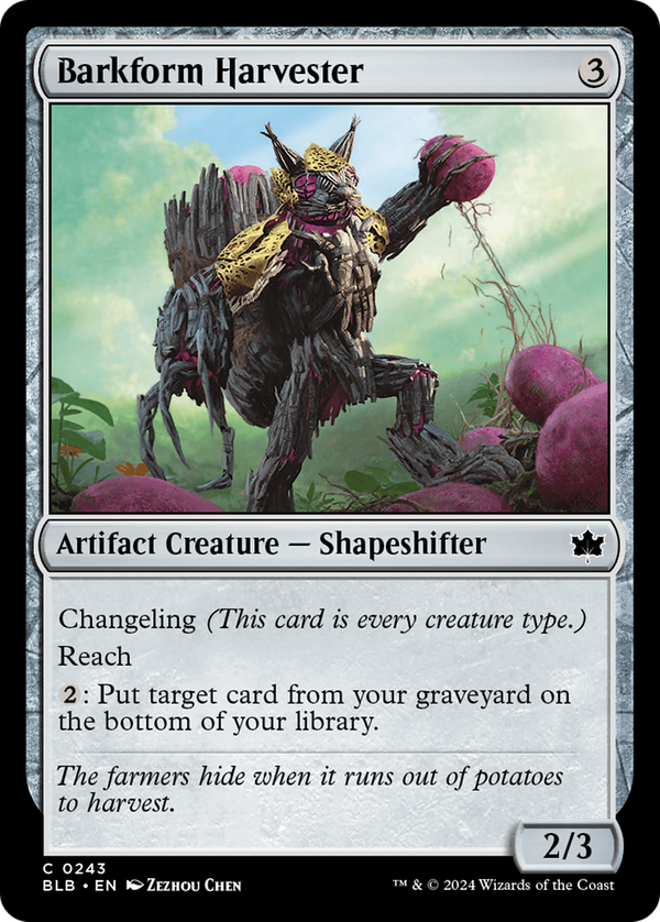 Barkform Harvester (blb)
