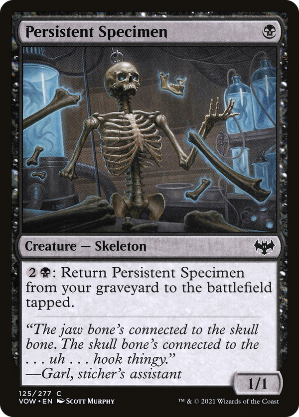 Persistent Specimen (vow)