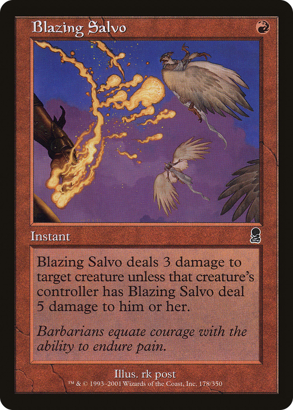 Blazing Salvo (ody)