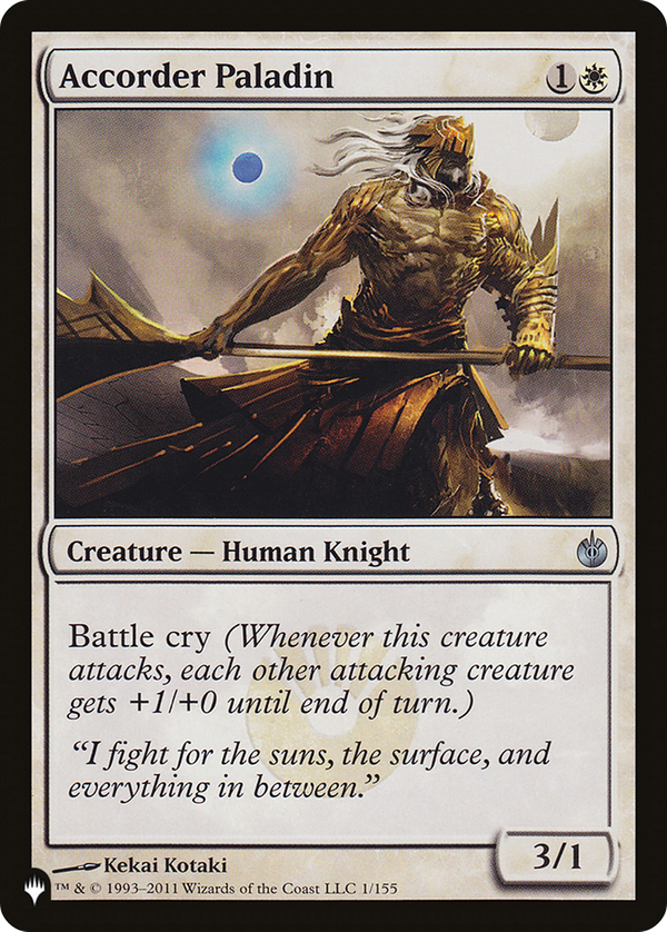 Accorder Paladin (plst)