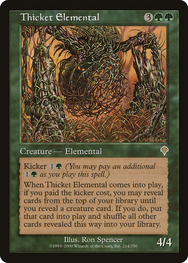 Thicket Elemental (inv)