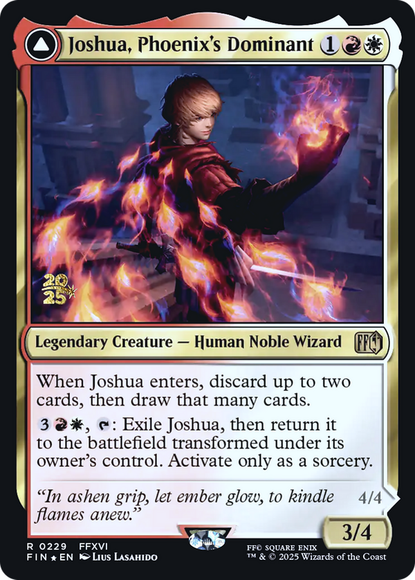 Joshua, Phoenix's Dominant // Phoenix, Warden of Fire (pfin)