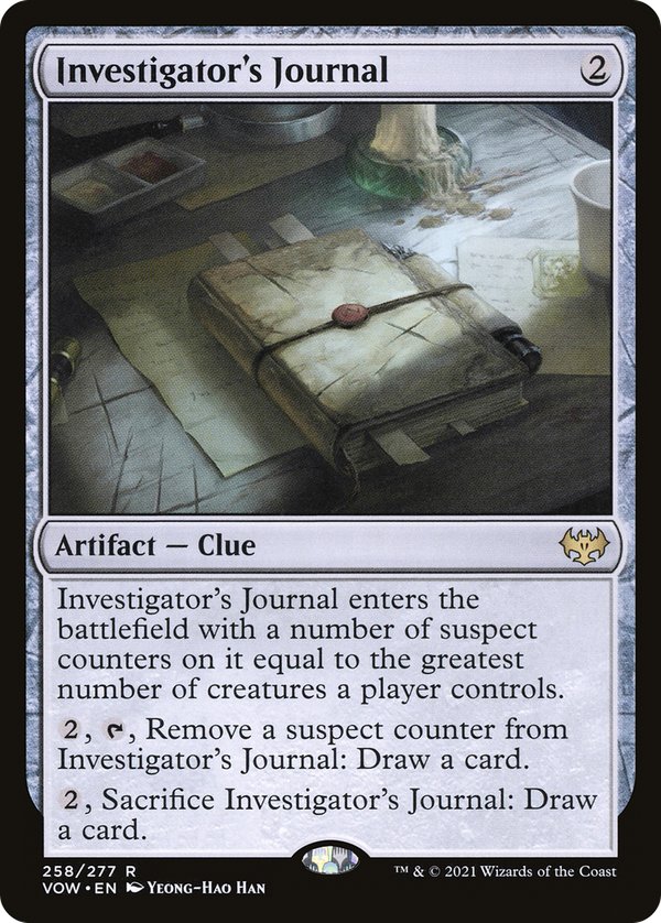 Investigator's Journal (vow)