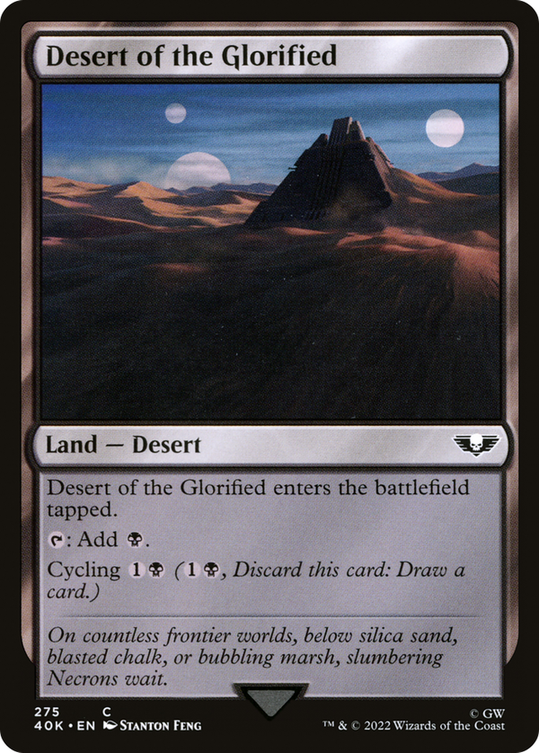 Desert of the Glorified (40k)