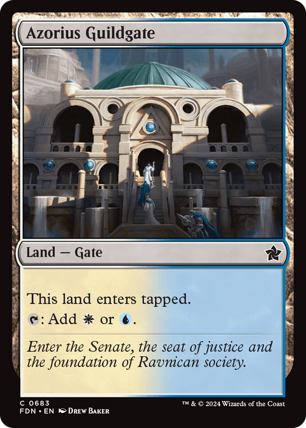 Azorius Guildgate (fdn)