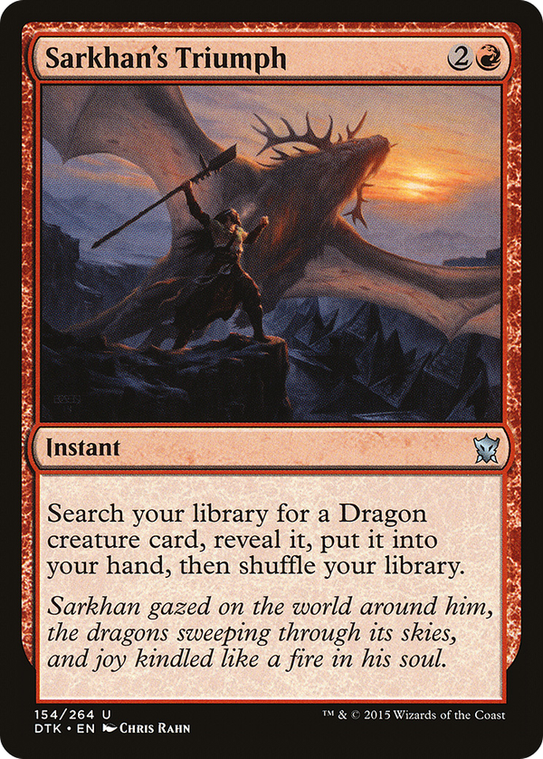 Sarkhan's Triumph (dtk)