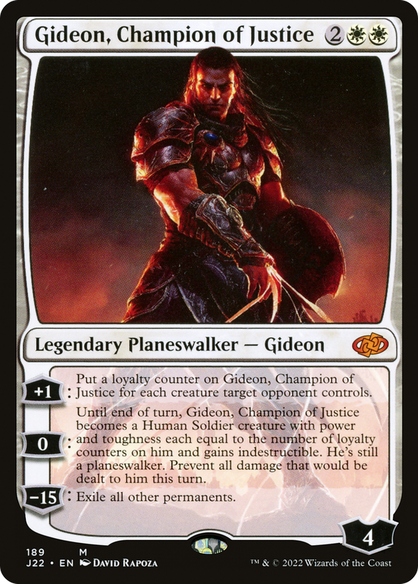 Gideon, Champion of Justice (j22)