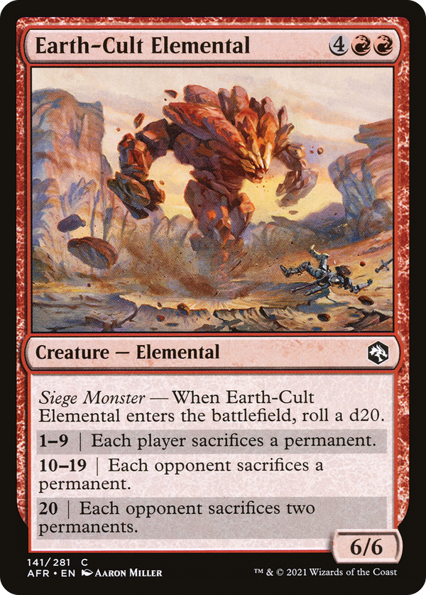 Earth-Cult Elemental (afr)