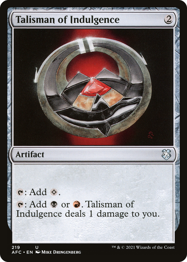 Talisman of Indulgence (afc)