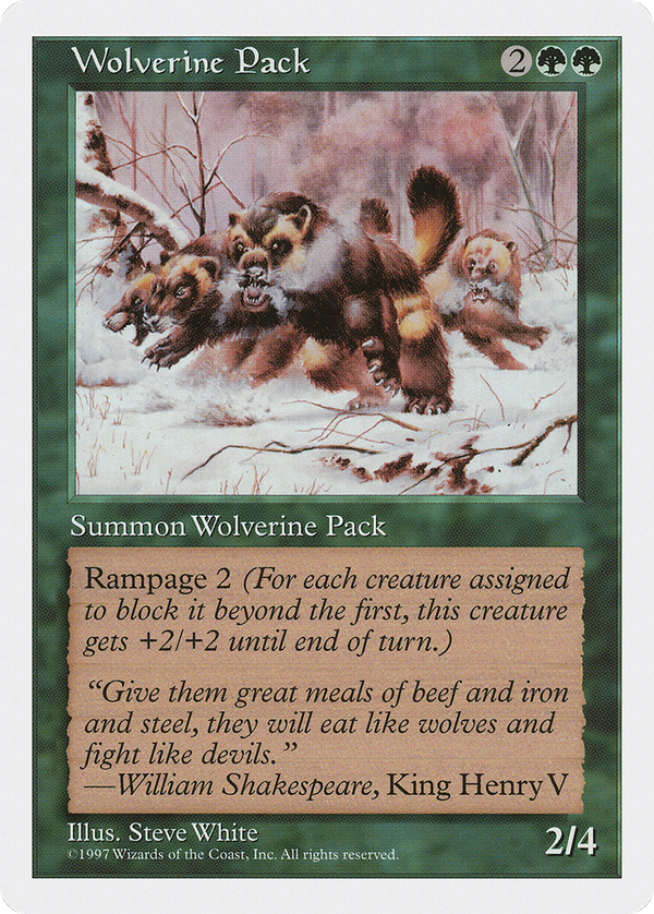 Wolverine Pack (5ed)