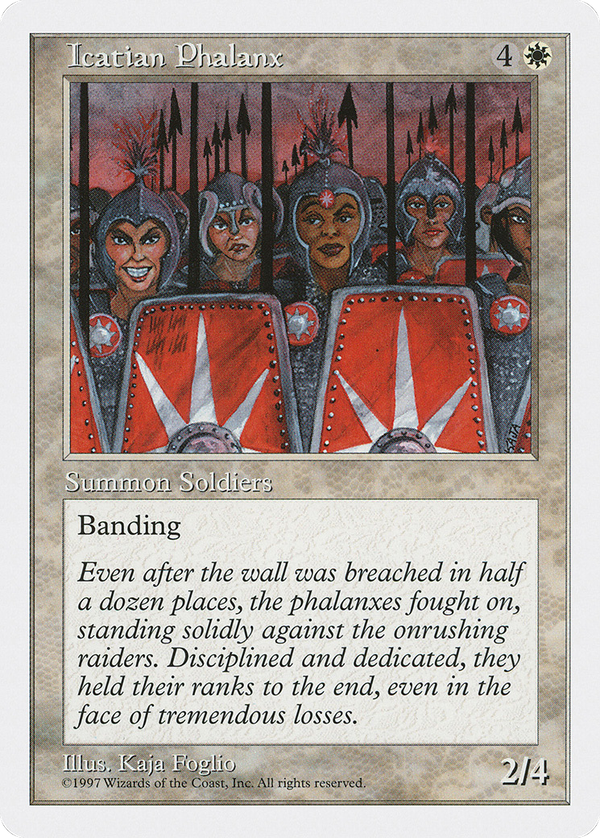 Icatian Phalanx (5ed)